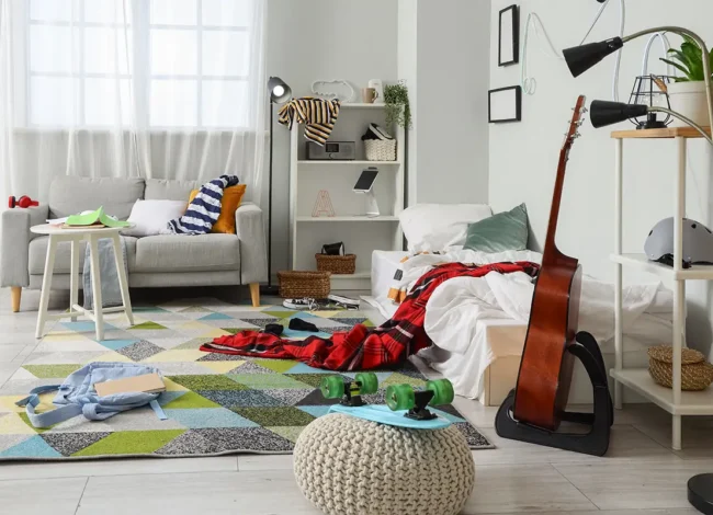 messy interior